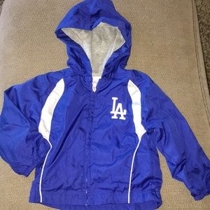Little Kids LA Dodgers Windbreaker Jacket